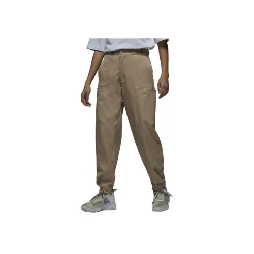 Джордан Khaki Женские Повседневные Брюки