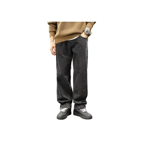 LUJIEBANG Черные Мужские Джинсы