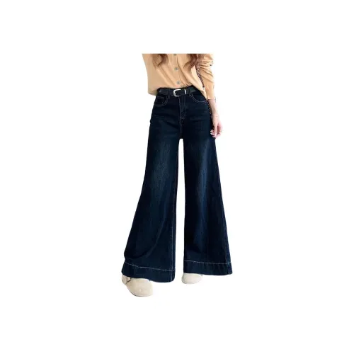 ZCDECO Темно-синие женские джинсы