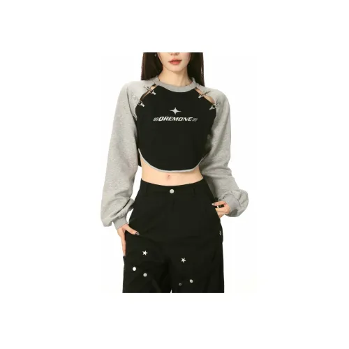 La Chapelle Черные Женские Свитшоты