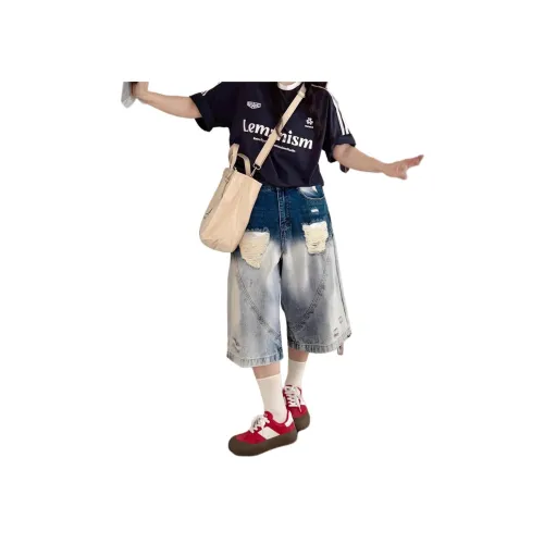 TUCANO Синие Унисекс Джинсовые Шорты