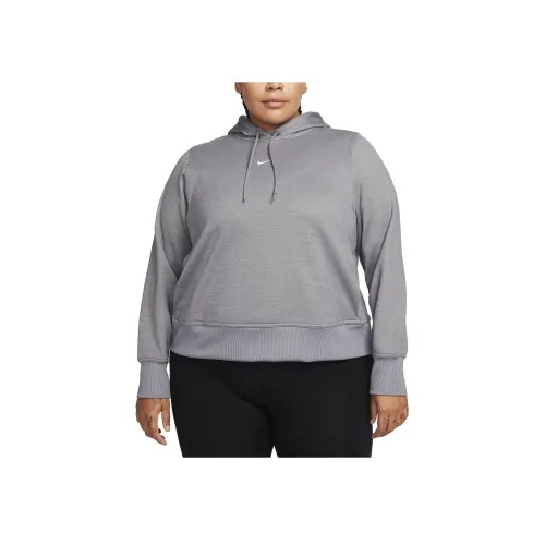 Nike Therma Fit One Therma Fit One Свитшот Женский Углеродный Серый Смешанный Цвет