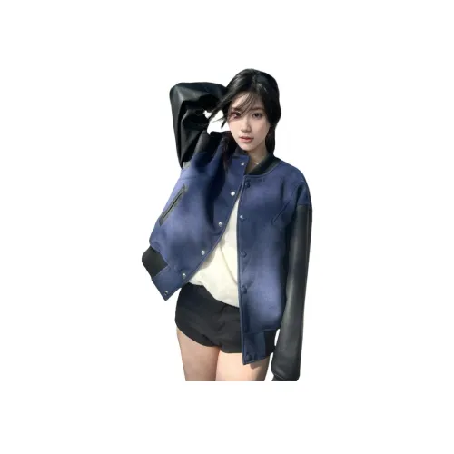 YGHOME OFFICIAL Темно-синие унисекс куртки