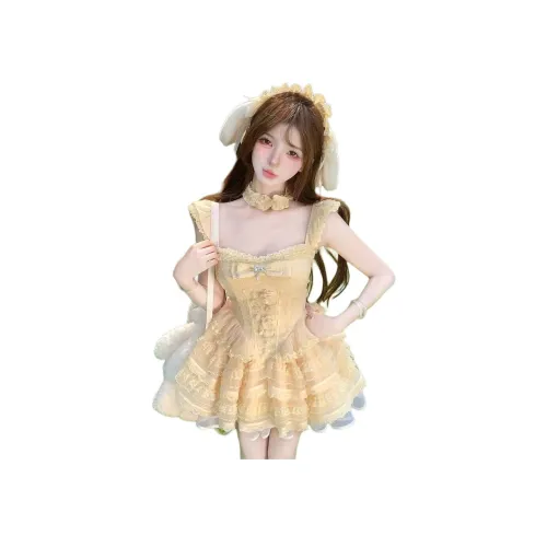 Mu Xiao Xin Платье Женские Слиплатья