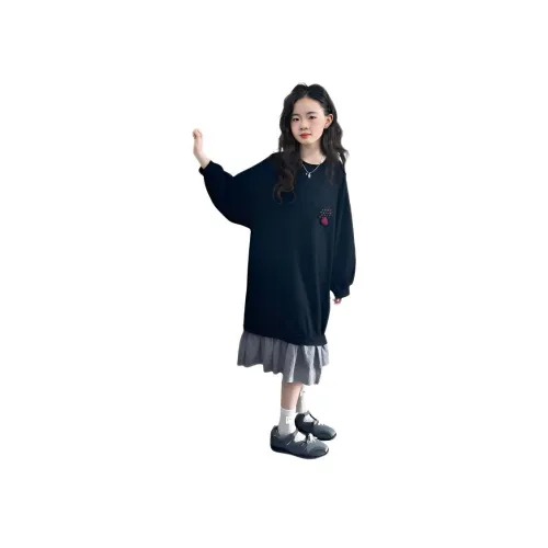 Деревянный Кролик Черный Детские Платья