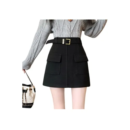 Flowers in water Карго-штаны с короткими юбками Женские