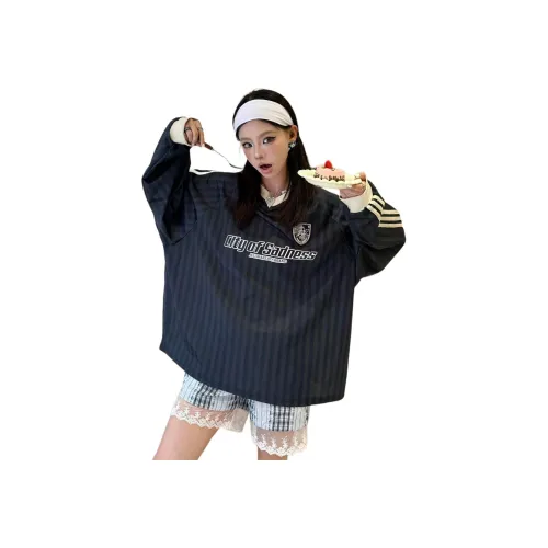 La Chapelle Черный Серый Синий Женские T-рубашки