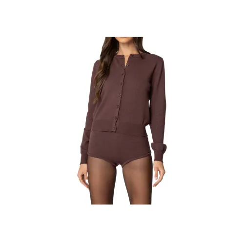 Edikted Ashlin Пуговица Вверх KNIT Кардиган Трикотаж Женский