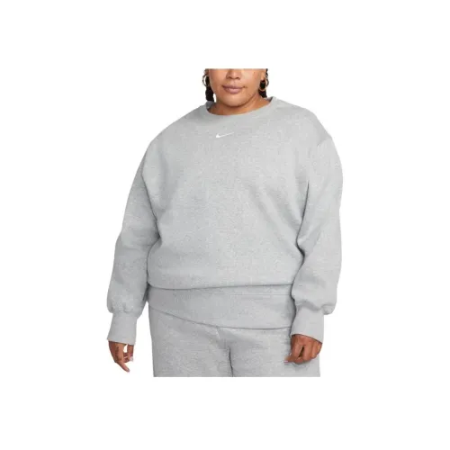 Nike Толстовка Женская Светло-Серый
