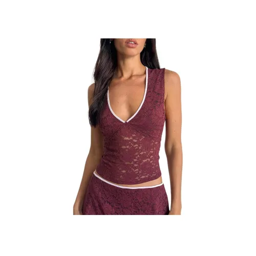 Motel Rocks Бургунди Женские Майки