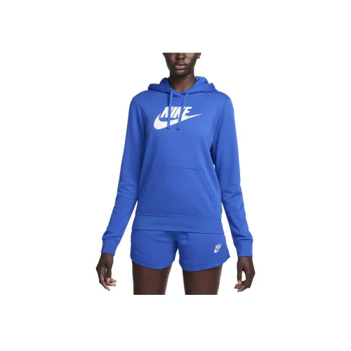 Nike Sportswear Club Флис Толстовка Женская Королевский Синий
