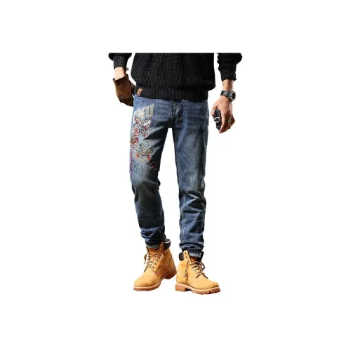 TUCANO Синий Мужской Джинсы