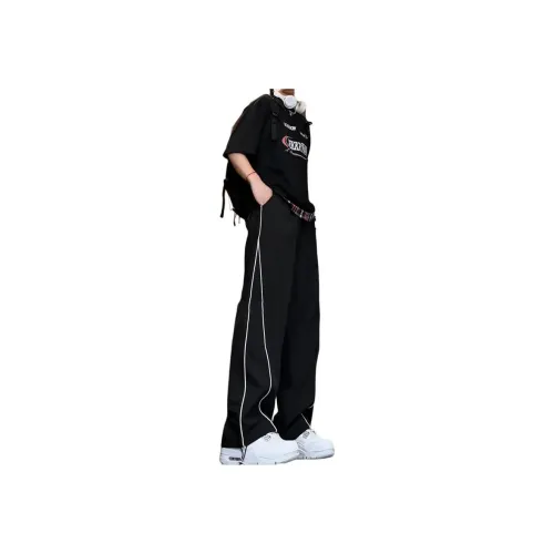 PODGORNOI Мужские повседневные черные штаны