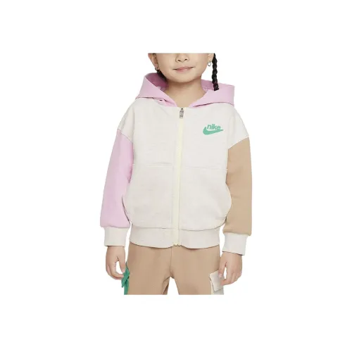 Nike Толстовка Цвет Регулировка Слоновая кость Для малышей и детей дошкольного возраста