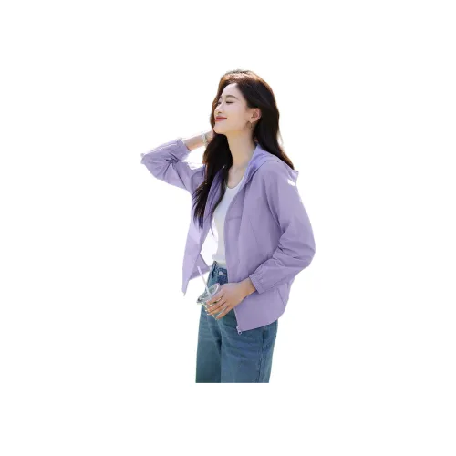 Mo Han Yi Mei SS24 Одежда с защитой от солнца Женская Туманный фиолетовый