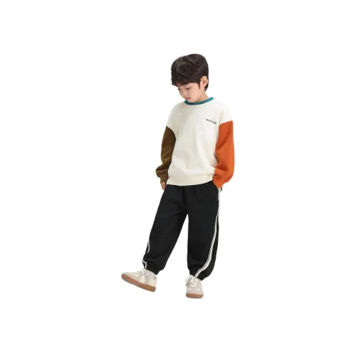 ZOSEE Дизайн Inspired Боковая сторона Текстильный ремень Повседневные брюки Детский