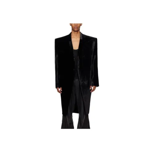 RICK OWENS Черное Мужское Пальто