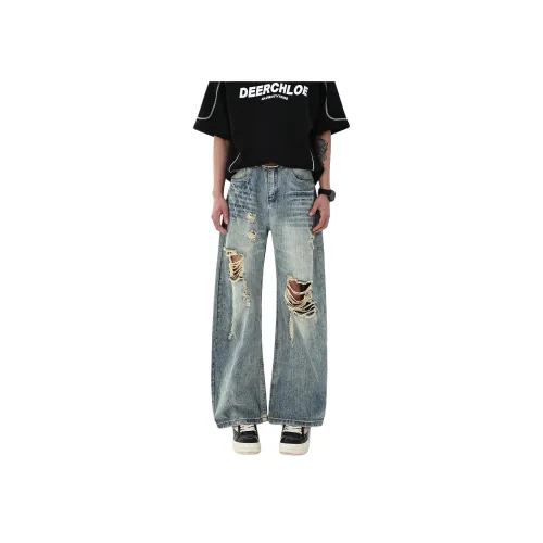 IXXPD Светло-синие унисекс джинсы