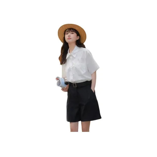 MORii Белые Женские Рубашки