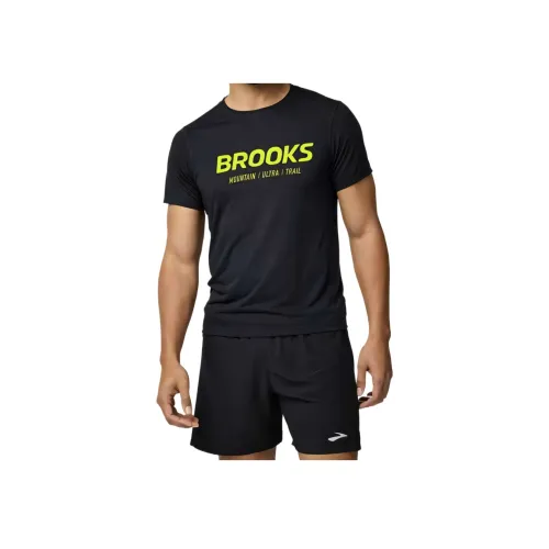 Brooks Мужские черные футболки