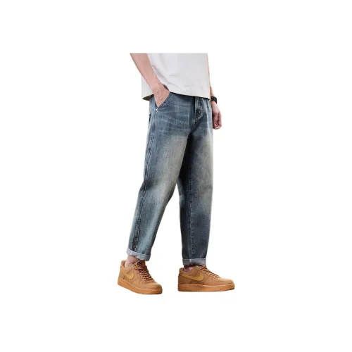 GEOREFOOL 2361 Светло-Синий Мужские Джинсы