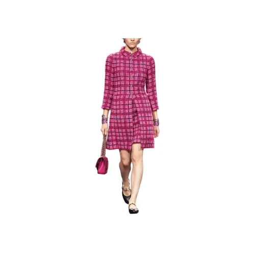 CHANEL Розовые Женские Повседневные Короткие Юбки