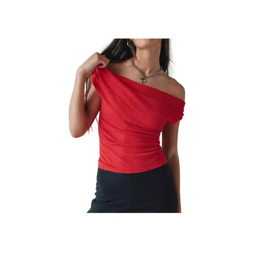 Urban Outfitter Red Женские Футболки