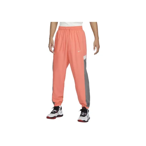 Мужские баскетбольные шорты Nike оранжево-красного цвета