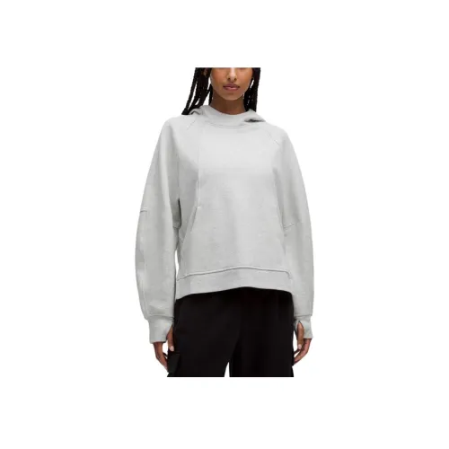 lululemon Scuba Series Толстовка Женская Светло-Серый с Нюансом Смешанных Цвета