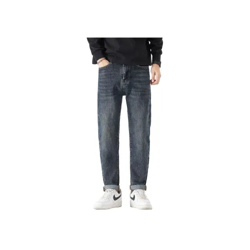 Glona Klio Винтажные синие унисекс джинсы