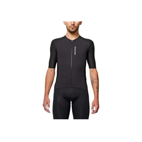 DECATHLON Дымчатый черный унисекс велосипедная одежда