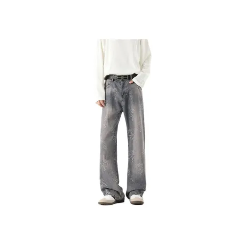 ORMY Фиолетовый Унисекс Джинсы