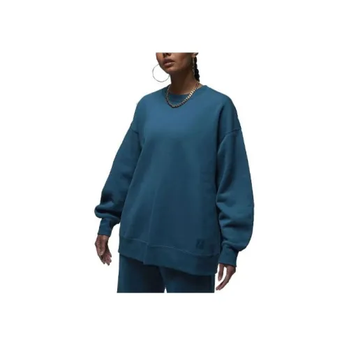 Jordan Flight Fleece Индустриальный синий Женские свитшоты