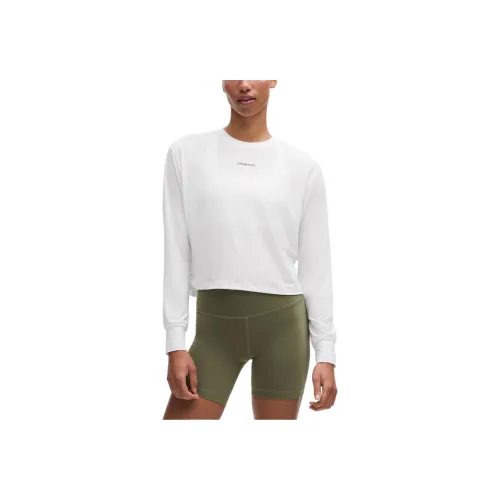 Lululemon Белый WHT Женские T-рубашки