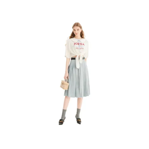 JORYAweekend Denim Long Skirt Women's Light Blue