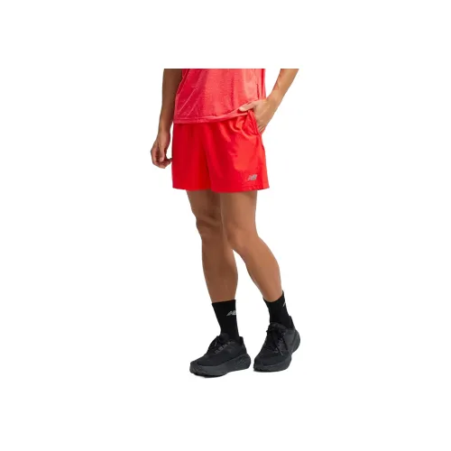 New Balance Спортивные шорты Мужские Кораллово-красные