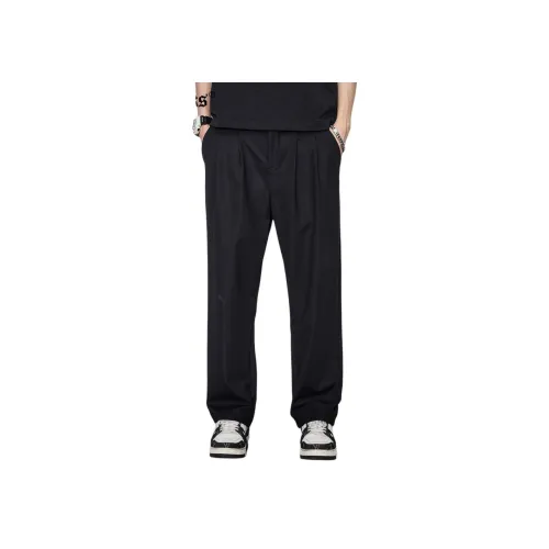 GURBAKS Черный мужской костюм брюки