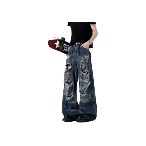 GEOGRE ALEX Синий Мужские Джинсы