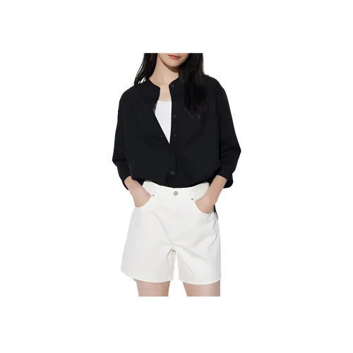 UNIQLO Джинсовые шорты Женские Светлый Бежевый