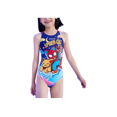 ZOKE Синий Красный Spiders Кошка Man Kids Купальники