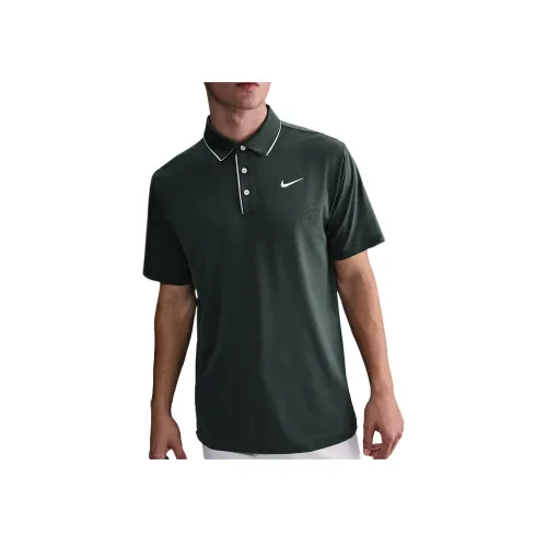 nike Dri Fit SS25 Поло Мужское Винтаж Зеленый