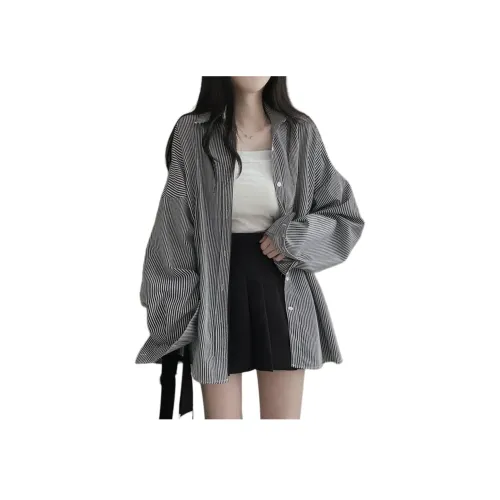 MUCCHIC Черные Женские Рубашки