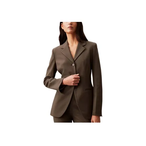 Calvin Klein Бизнес-костюм женский коричневый