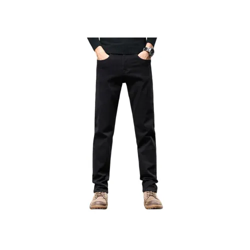 JEEP Мужские черные джинсы