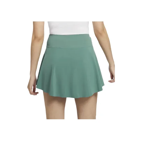 NIKE Dri Fit Зеленые Женские Повседневные Короткие Юбки