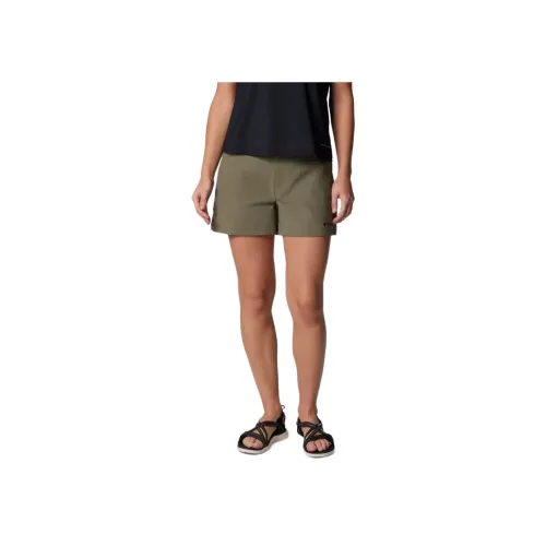 Columbia Brea Falls Зеленые Женские Спортивные Шорты