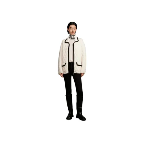 ERDOS Белый, Вдохновленный CHANEL Форма Женские Бархатные Куртки