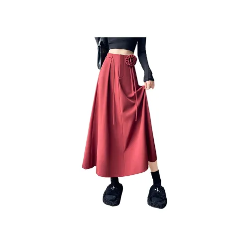 Wbwq Женские Повседневные Длинные Юбки