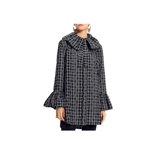 CHANEL 23 Spring Summer Новые товары Рубашка Женская Черная