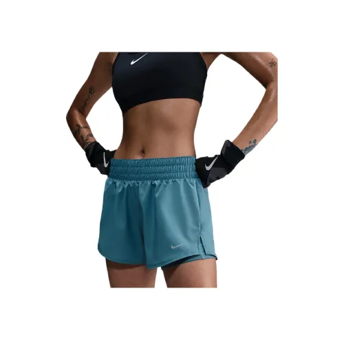 Nike Dri Fit Smoke Blue Женские Повседневные Шорты